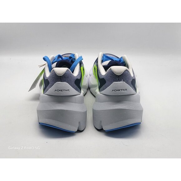 Adidas‎ Adistar 2.0 Cloud White Lucid Lemon Dark Blue ID2807 Men Shoes Size 6.5 - Picture 6 of 10